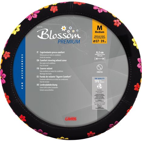 Blossom, coprivolante in microfibra - M - Ø 37/39 cm