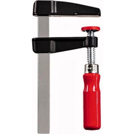 Vite a pressione con ganastra LM Lunghezza 150mm Larghezza 50mm Manico in legno 15x5mm