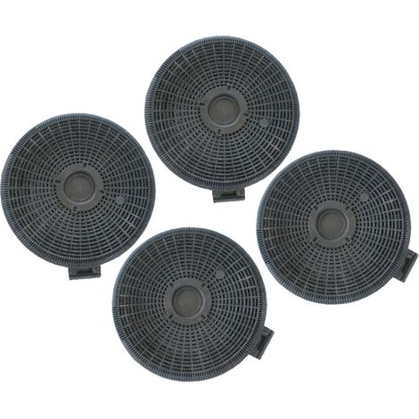 Super Sparset 4 Ersatz-Aktivkohlefilter für D4C Kohlefilter, passend zu Teka DB / DB1 / DBB / DH / DHX / DGE / NC / NC2