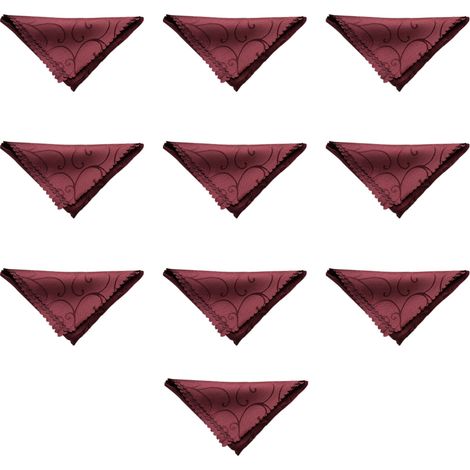 Serviette De Table - Polyester Antitache - 48x48 Cm - Pour Réception Et Restauration - Lot De 10 (1/5)