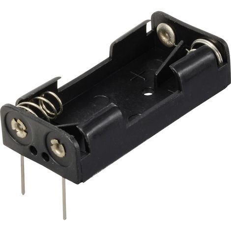 TRU COMPONENTS TC-13220572 Batteriehalter 2x Micro (AAA) Kontaktpole (L x B x H) 51 x 24 x 12 mm (1/2)