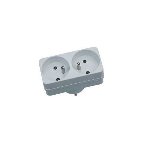 Biplite - GAO - 2x16A - Blanche, conforme NF