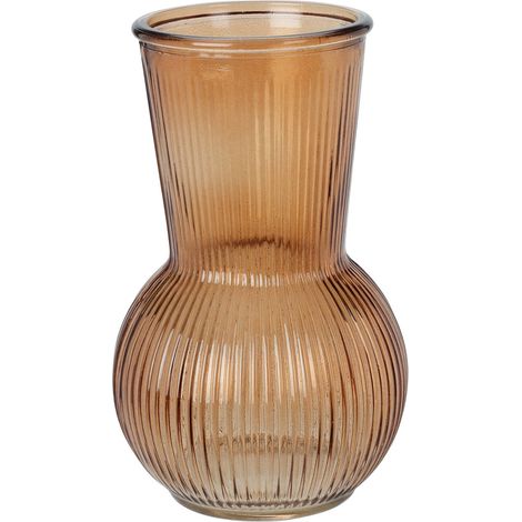 Dekovase aus Glas, 20 cm