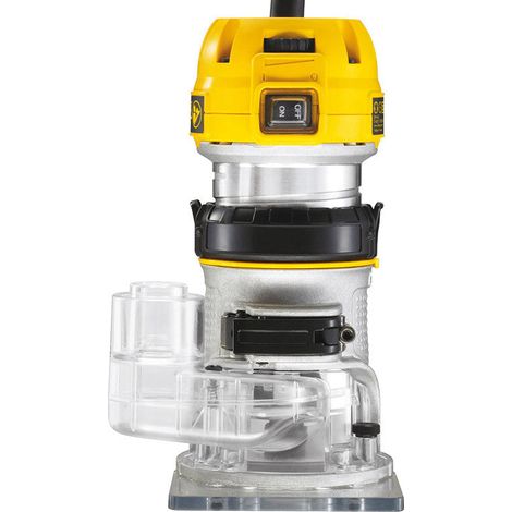 Dewalt – Affleureuse de paume 900 W 6-8 mm – Vitesse variable 16000-27000 tr/min – Blocage de l'arbre 12 crans – Pour bois, aluminium et plastiques (1/10)