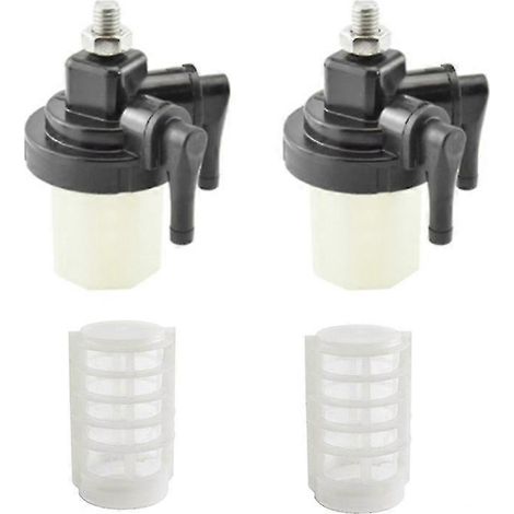 Filtre à carburant de qualité supérieure (2 jeux) avec séparateur d'eau pour moteur hors-bord Yamaha 9,9 CV, 15 CV, 20 CV, 25 CV, 30 CV, 40 CV et 61 CV. (1/5)