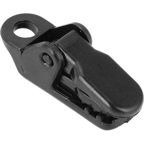 10-teiliges Set mit Zelt- und Planenclips, Militär-Regenschirmseil-Druckaufhängern und Klemmenwerkzeug für Outdoor-Camping, Wohnwagen und Zelte (1/5)