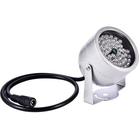 Projecteur infrarouge à 48 LED, compatible avec les caméras de sécurité infrarouges. (1/4)