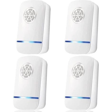 4 Ultrasonic Mouse Repellers, Anti-Mouse, Rat, Rodent, Dormouse Ultrasonic Repellent