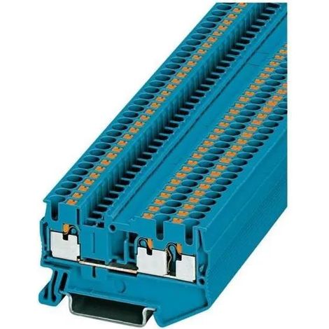 Phoenix Contact Bornes de conexión azul 3 puntos Push-in