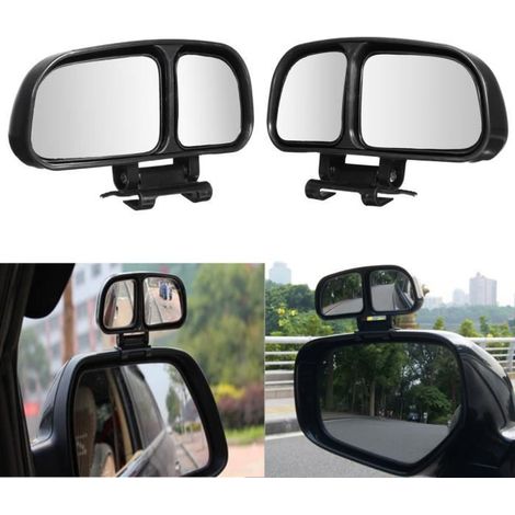 2pc Mirrors Rétroviseurs Angle Mort Réglable Gauche Droite Auto Véhicule Voiture