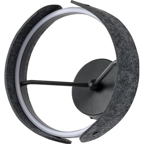 Decor Curve Felt Wall 20W 830 Dark Grey (1/5)