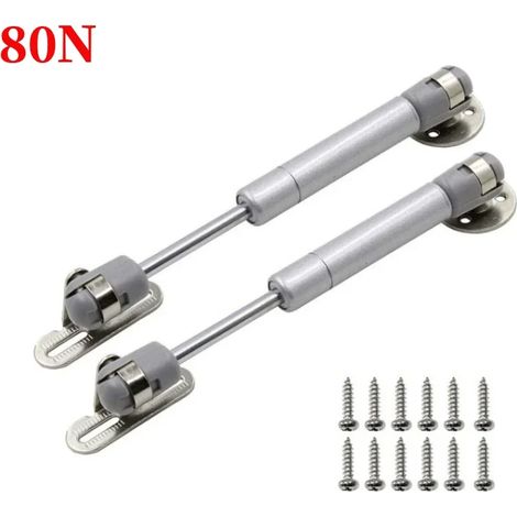 (2 pièces 80N) Charnière de meuble, vérin à gaz hydraulique pour porte de placard de cuisine (1/5)