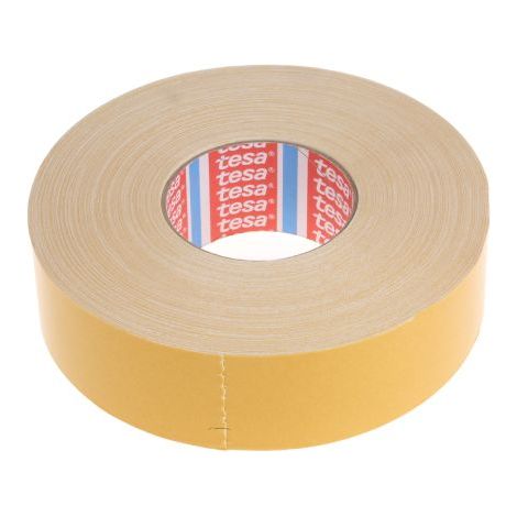 Ruban tissé double face Blanc Tesa 4964, 50mm x 50m x 0.39mm 7,5 N/cm ( Prix pour 1 ) (1/5)