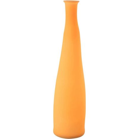 Vase Bouteille en Verre "Neon" 80cm Orange (1/2)