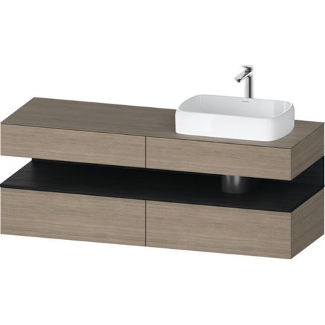 Duravit Collection One Meuble sous-vasque sur console, 2 tiroirs,