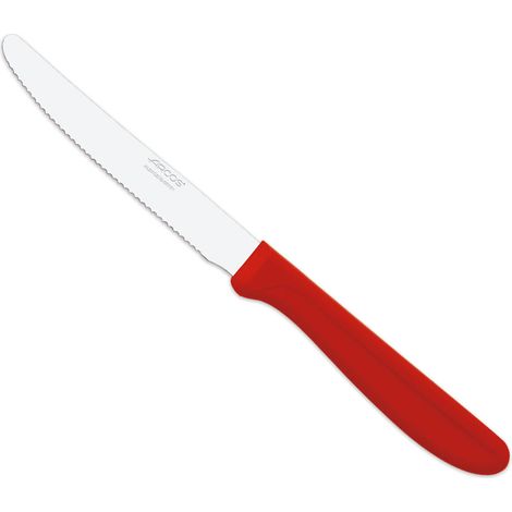 CUCHILLO MESA MANGO ROJO 370322