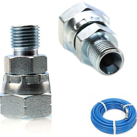 Adattatore per tubo girevole da 1/4" a 3/8"" per un'unità di verniciatura (1/5)