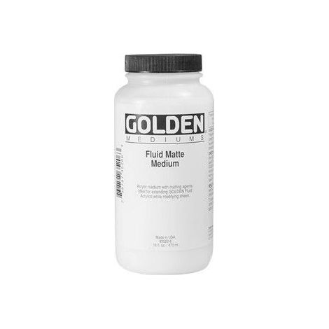 Medium - GOLDEN ARTIST COLORS - Super Loaded Matte Medium - 473 ml - Texture mate - Finition uniforme