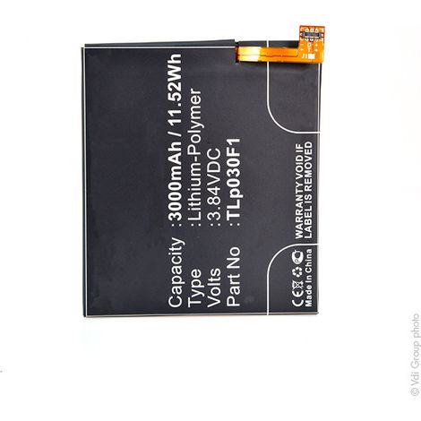 NX - Batterie téléphone, smartphone, GSM pour BlackBerry 3.84V 3000mAh - DT60BATTTLP030 (1/5)