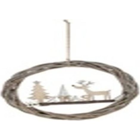 PORTA CORONA L31XH30CM REDONDO - Feeric lights & christmas (1/2)