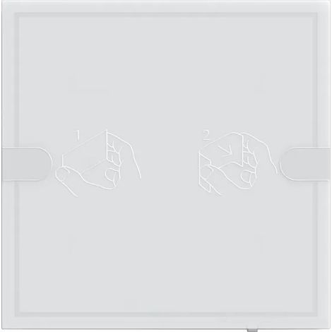 Gira Sensor táctil 4.95 Confort 1f OneKNX Blanco [5001003], 5001 003