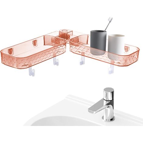 Étagère d'angle pour salle de bain support robuste (1/5)