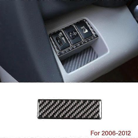 Für Toyota RAV4 2006-2019: Mittelkonsolen-Interieuraufkleber aus weicher Kohlefaser – Zubehör zur Fahrzeugmodifikation (10 Stück)
