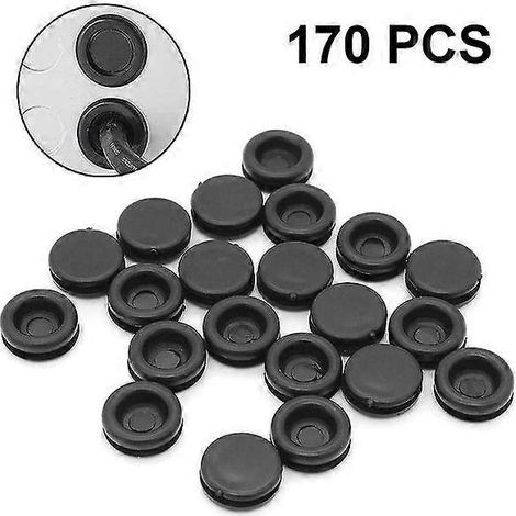 Rubber Grommet Assortment Kit - 170-Piece Firewall Hole Plug Set (1/5)