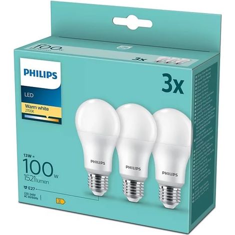 Ampoule LED E27 100 W A67 mat, blanc chaud (1/2)