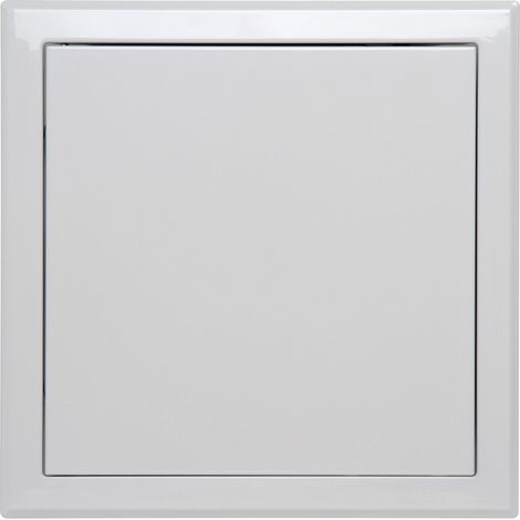 Semin Trappe de Visite Acier - Laquée Blanche 600 x 600 mm - Plaque de Plâtre, Mur et Plafond - Ouverture Pousser & Relâcher