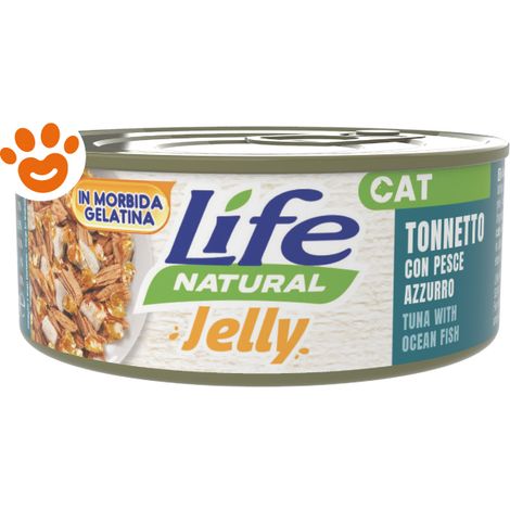 Life Cat Jelly Tonnetto Pesce Azzurro - Lattina 70 Gr -