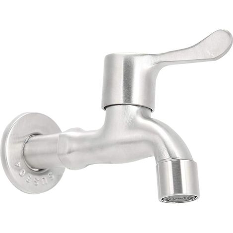 Robinet pour machine à laver, 2 pouces, G1/2, inox, eau froide (1/5)