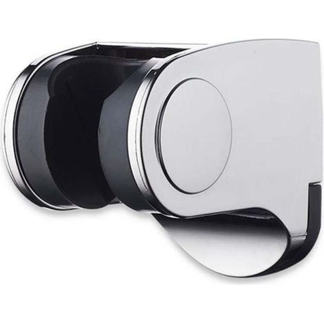 1 Support mural, ABS chromé, réglable 45°, vis incluses, pour salle de bain (1/5)