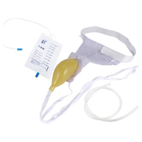 Sac urinoir réutilisable étanche pour incontinence urinaire masculine - Récupérateur d'urine anti-fuites (1/5)