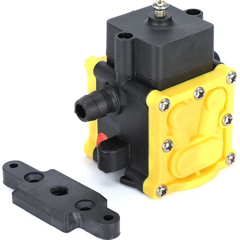 Pompe à eau 12V à membrane à pression pulvérisateur électrique agriculture jardin accessoires Type D anti-retour résistant double barbé sans arrêt (1/3)