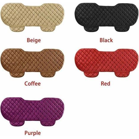 gris Universel de Voiture Banquette arrière Protection Intérieur Coussin Pad Tapis antidérapant Anti-Rayures en Peluche arrière (1/3)