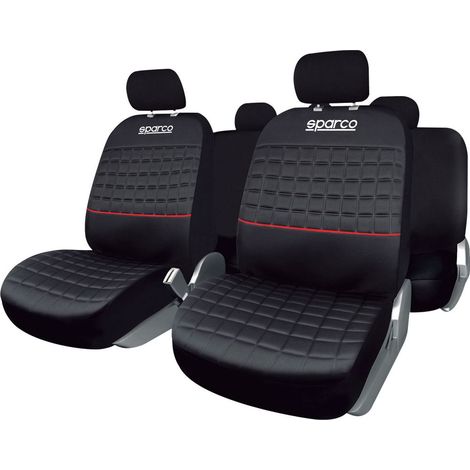 set universale  spc1042 coprisedili auto completo nero/rosso (1/3)