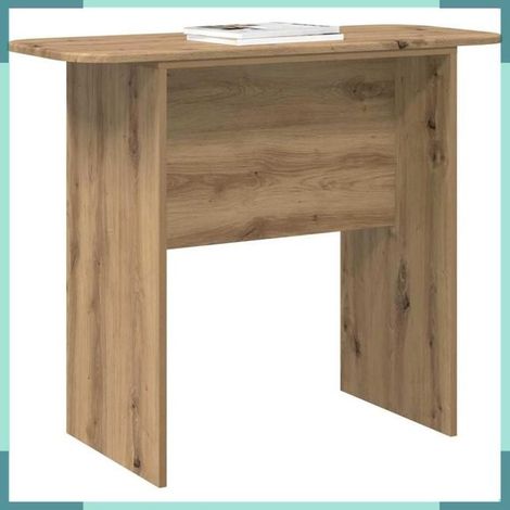 891159 Table console Chêne artisanal 93 x 40 x 75 cm Bois d'ingénierie (1/5)