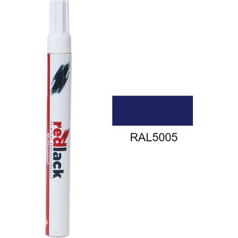 Retuschierstift 8 ml – RAL 5005 - Glanz - Signalblau - für verschiedene Oberflächen - Redlack