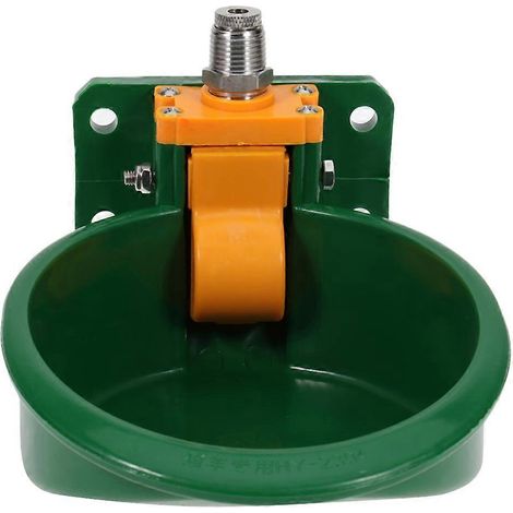 Gamelle automatique verte pour chèvres et autres animaux d'élevage (lot de 3) - Durable et stable (1/5)
