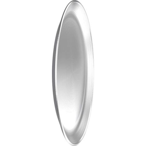 Runde Edelstahl Pizzaplatte 30cm Durchmesser Hitzebeständig und Lebensmittelsicher für Küche und Grillabende im Modernen Design (1/5)