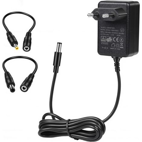 9V 2A Adaptateur Secteur d'alimentation Adaptateur DC9V 2000mA 1500mA (1/5)