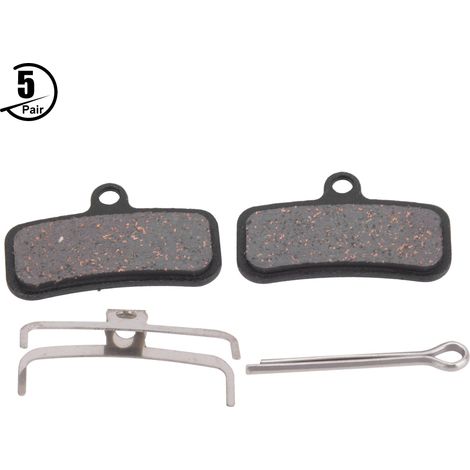 paires de plaquettes de frein à disque semi-métalliques noires en résine pour VTT - Accessoire de cyclisme (DS-16S) (1/5)