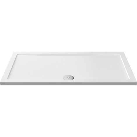 1400mm x 760mm Premium Rectangular Shower Tray - White