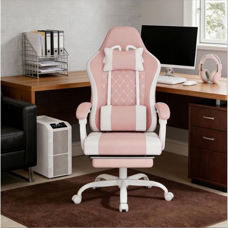 sedia da ufficio massaggiante ergonomica in mesh OKMYHOME (1/5)