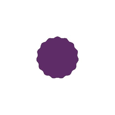 Etichette adesive da 5,5 cm per conserve, 48 pezzi, viola opaco (1/2)