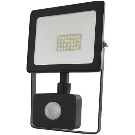 PROIETTORE A LED CON SENSORE PRESENZA 20W - mm 160 x 115 x 50 / 4000K (1600 lm) - bianco