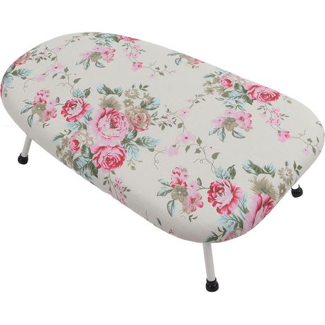 Mini-Klappbügelbrett, platzsparend, leicht zu transportieren und tragbar, ideal zum Bügeln von Kleidung auf einem kleinen Tisch. (1/5)