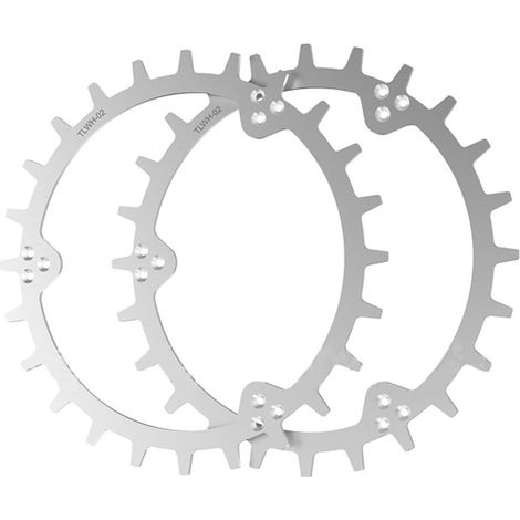 Antirutsch-Stollen TLWH-02 2er-Set Silber, kaltgewalzter Stahl, verbesserte Traktion, kompatibel mit Husqvarna Automower 305/310/315 (1/5)