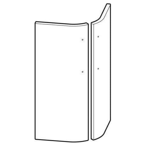 GE Set Türen für Eck-HWB-Unterschrank Renova Compact, hellgrau (1/2)
